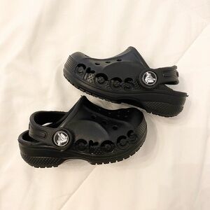 CROCS Black Slip-On Clogs